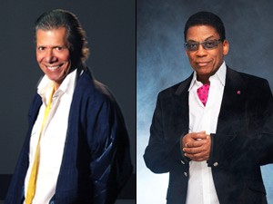 (L-R) Chick Corea (Photo Dick Zimmerman), Herbie Hancock (Photo by Douglas Kirkland)