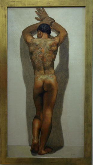 James Childs, Tattoo, oil on canvas