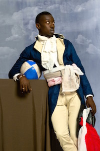 Omar Victor Diop, Senegalese, born 1980, "Jean Belley", Material.