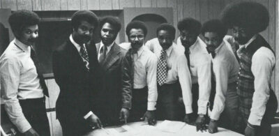 Apple ROUTES - The Best ofFriends: (L-R) Wayne Scarborough, Noel Hankin, Andre Smith, Mal Woolfolk, Charles Perry, Harry Felder, Danny Berry, Tony Cooper.