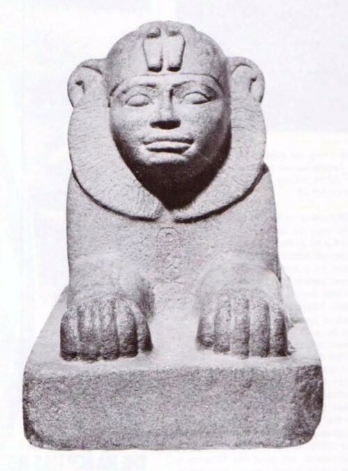 Nubian Art Exhibit: Sphinx of King Tahargo