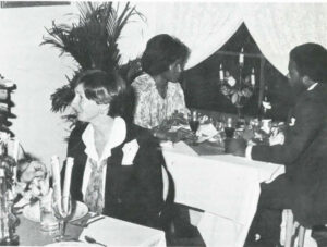 Leoni Au Coin D’Haiti Restaurant. A Couple dining.