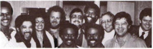 The Whispers (L-R)Leaveil Degree, Marcus Hutson, Edna Collison, Bill Meehan, Arnie Orleans, Nicholas Caldwell, Bud Dain, Eddie DeJoy, Chuck Thagard