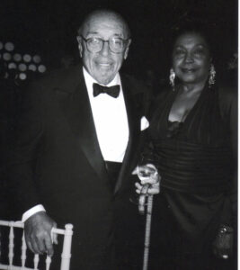 Ahmet Ertegun and Barbara Harris