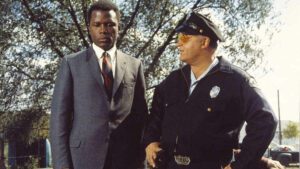 (L-R) Sidney Poitier and Rod Steiger