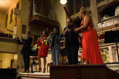 Imani String Quartet. Imani Winds perform at Abyssinian Baptist Church