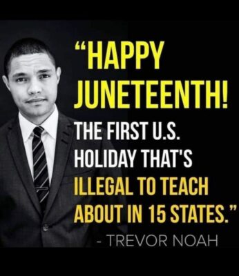 Trevor Noah' "Happy Juneteenth Ad