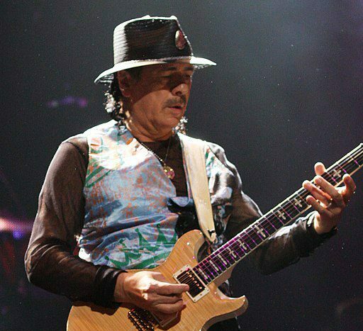 Eva Rinaldi, CC BY-SA 2.0 , via Wikimedia --Commons -- Carlos Santana | 4/1978